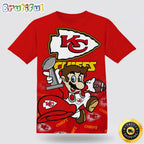 NFL Kansas City Chiefs Super Mario T Shirt Summer Style Meets Football Fandom