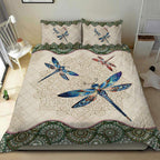 Hippie Quilt Bedding Set - Freedom Mood Quilted Bedspread