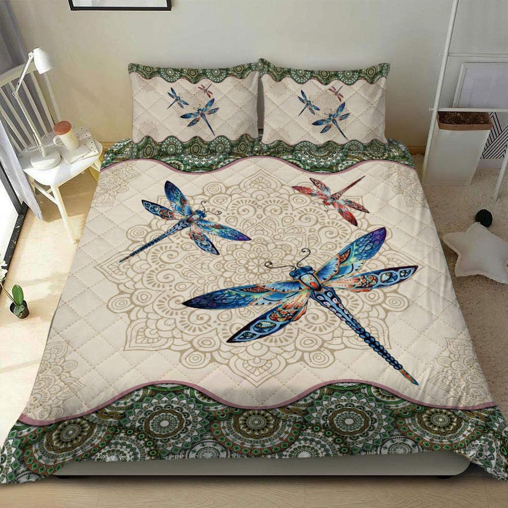 Hippie Quilt Bedding Set - Freedom Mood Quilted Bedspread