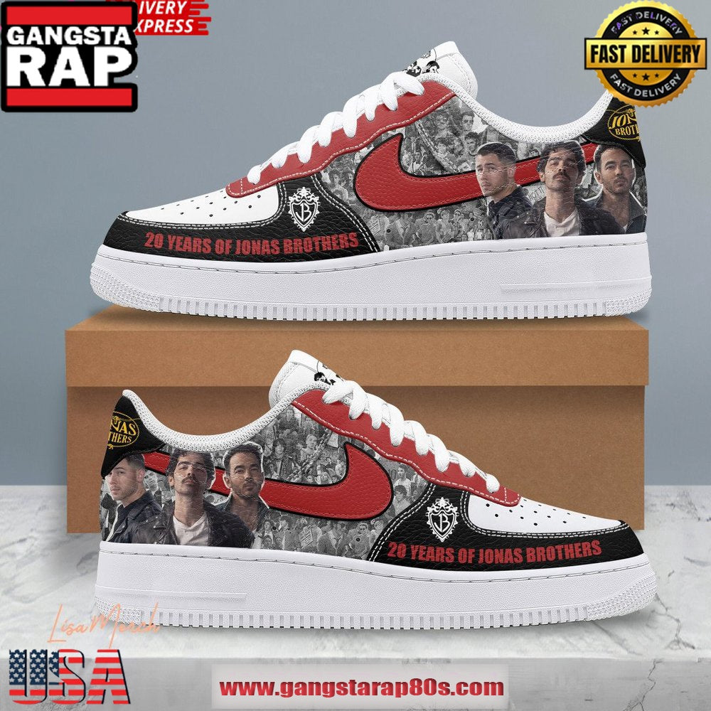 20 Years Of Jonas Brothers Special Air Force 1 Running Sneakers Shoes
