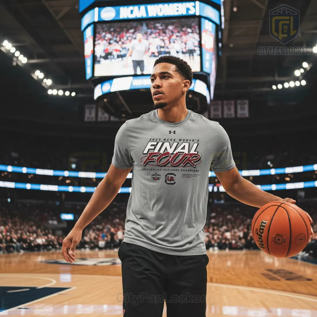 2023 NCAA Women’s Final Four South Carolina Gamecocks Under Armour T-Shirt