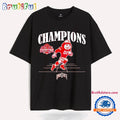 2024 National Champions Mascot Ohio State Buckeyes T Shirt
