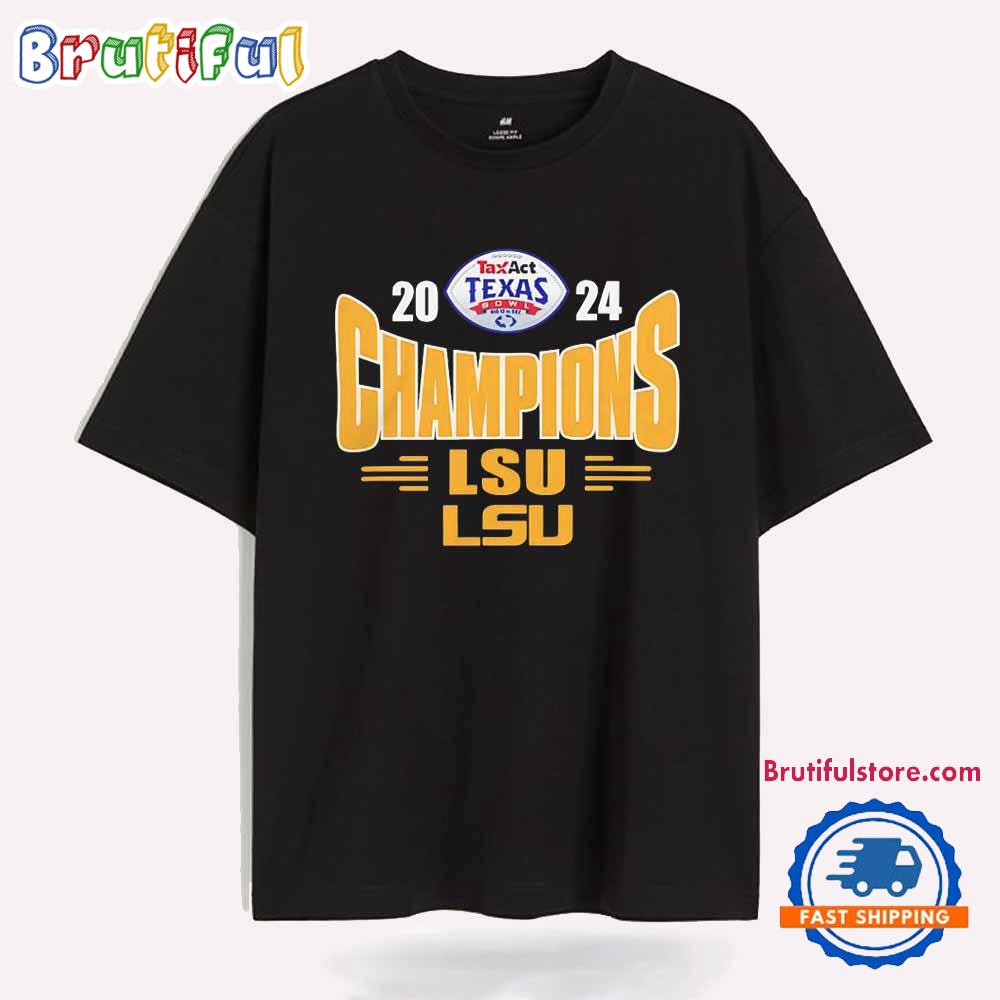 2024 Texas Bowl champions LSU Tigers T Shirt