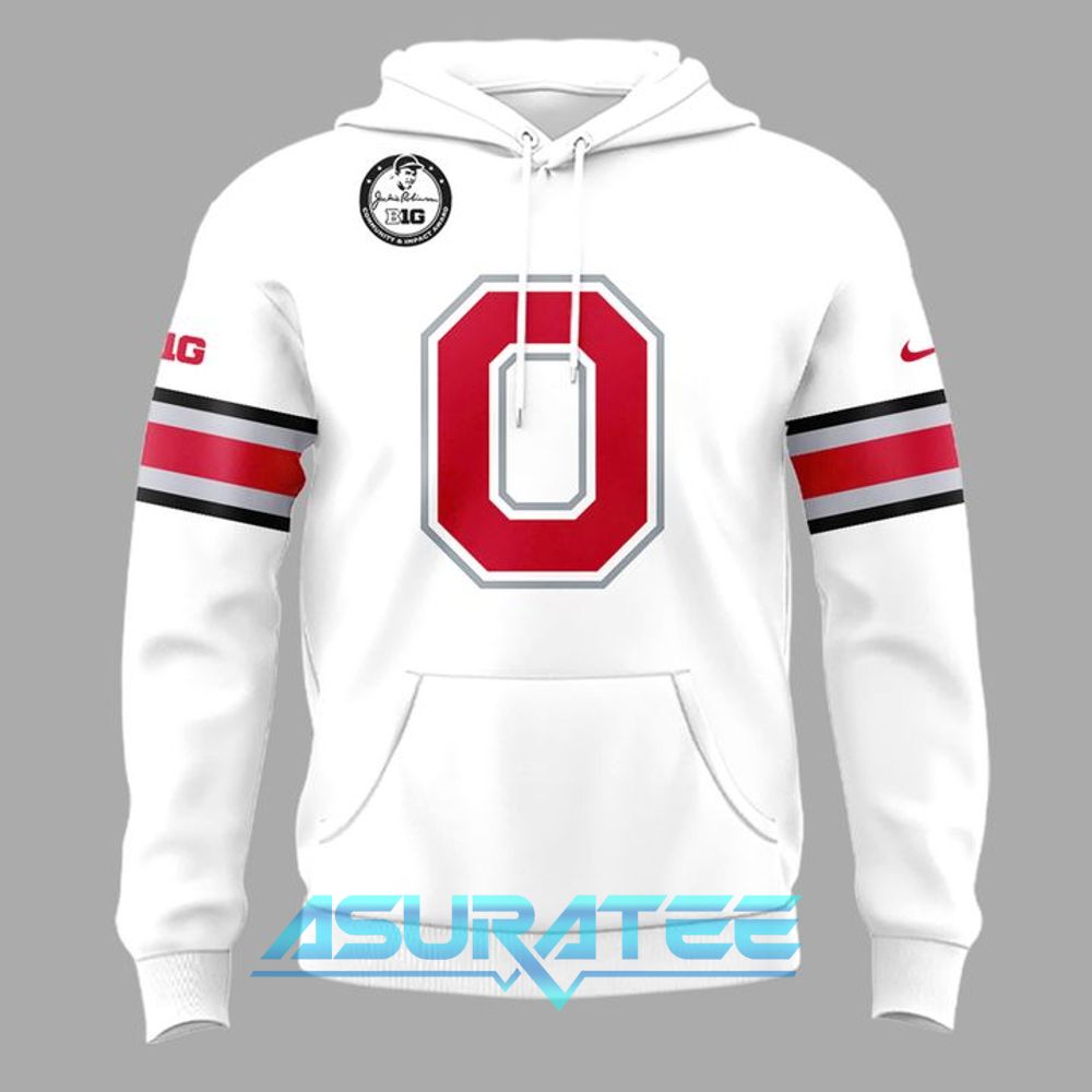 2025 Big Ten Jackie Robinson Ohio State Football Hoodie