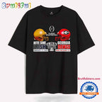 2025 Allstate Sugar Bowl Georgia Bulldogs vs Notre Dame T Shirt