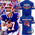 2025 Buffalo Bills Red Helmets Back T Shirt