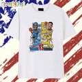 2025 NBA Finals Indiana Pacers vs Oklahoma City Thunder Caricature T Shirt