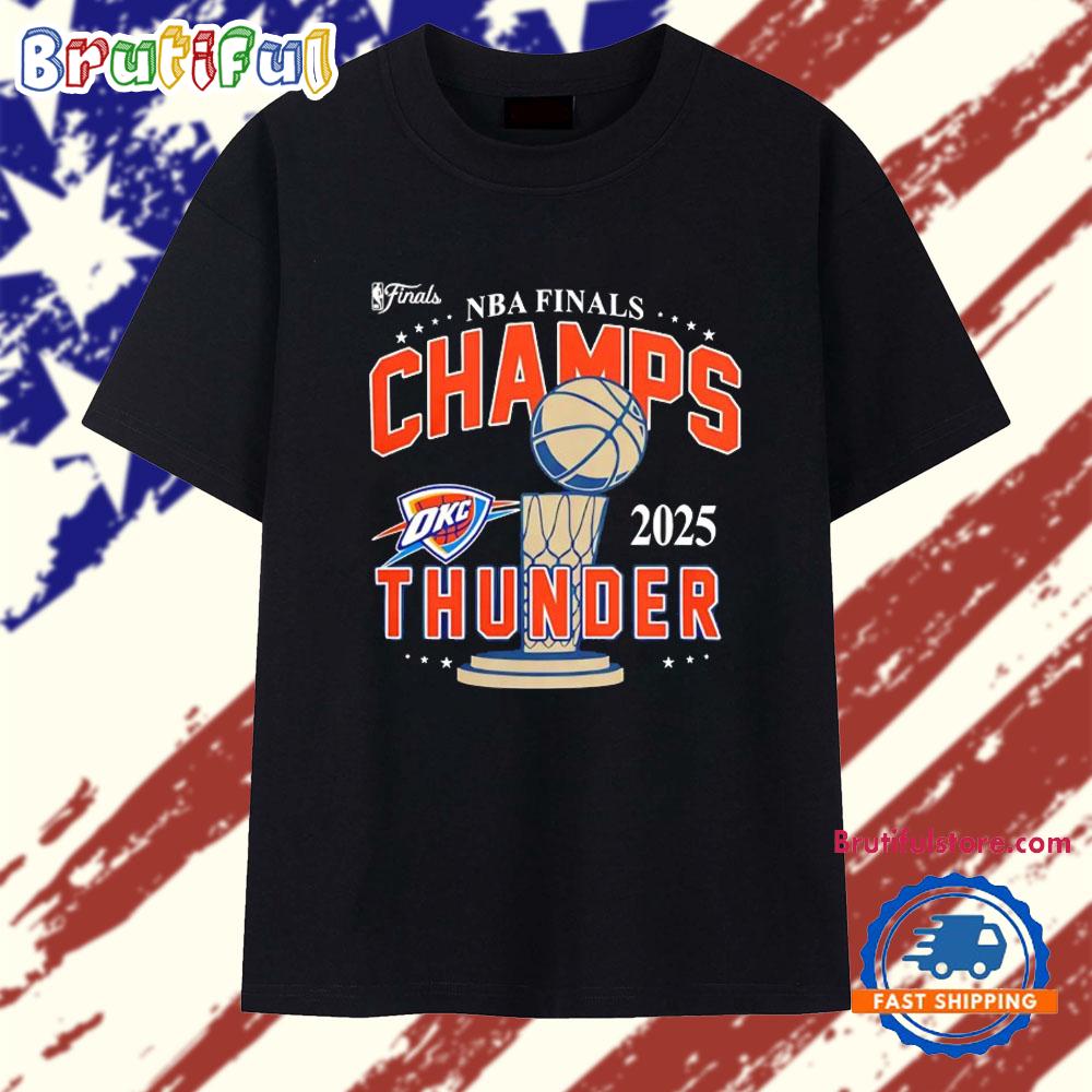 2025 NBA Finals Oklahoma City Thunder Champs T Shirt