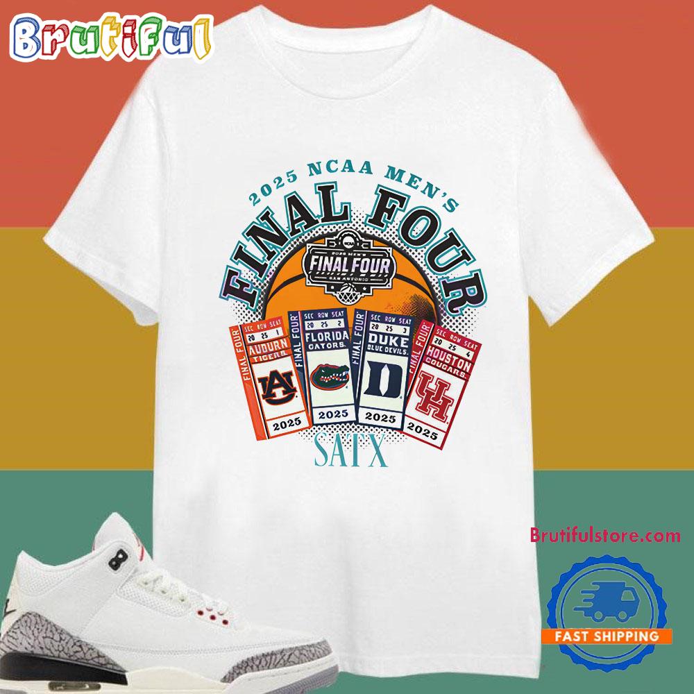 2025 Ncaa Mens Basketball Final Four Basketball Team T-Shirts