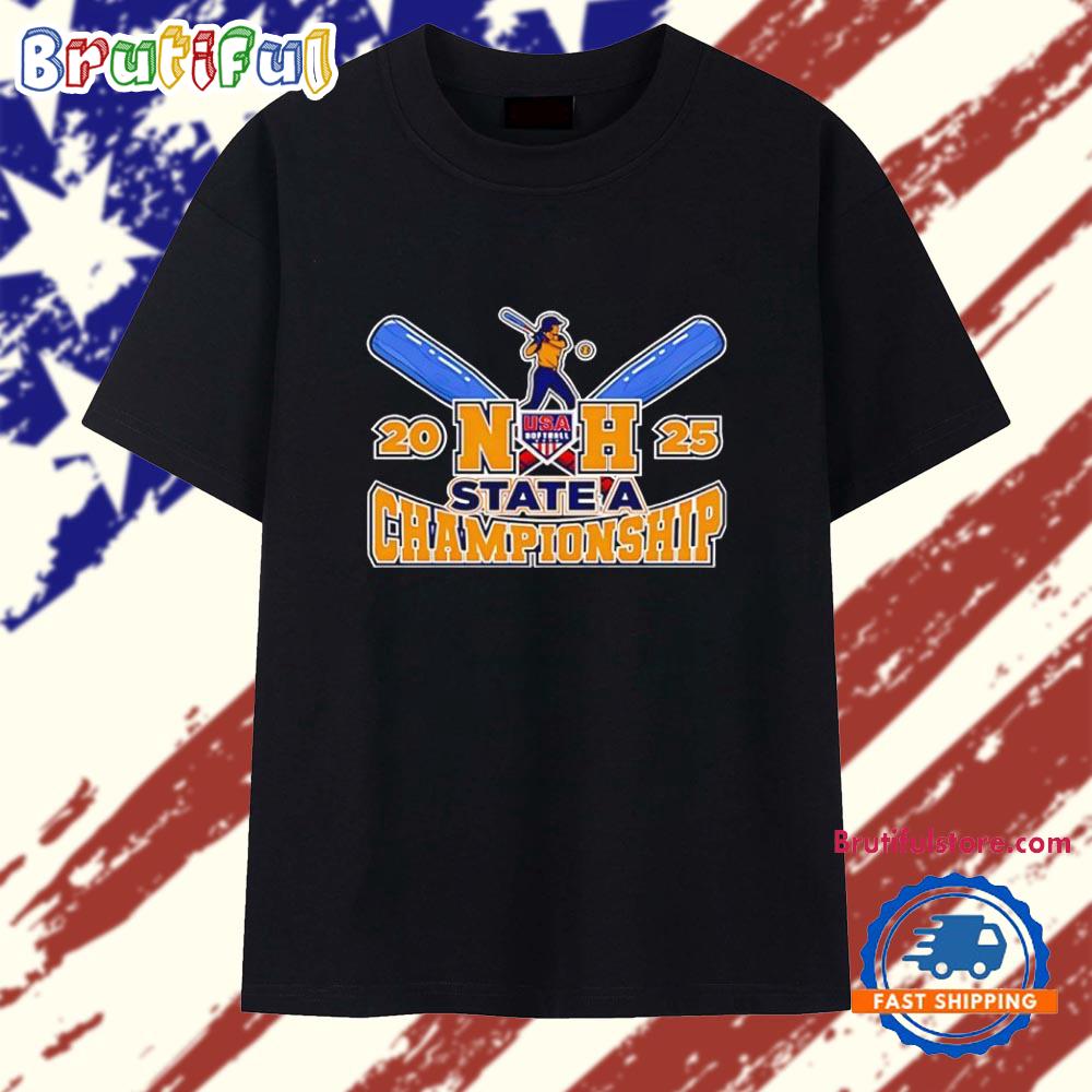 2025 New Hampshire State A Championship Softball Tournament Logo T Shirt