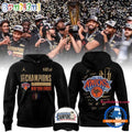 2025 New York Knicks NBA Cup Champions Team Player Signature Hoodie