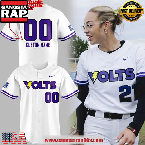 2025 Volts Professional Softball Team Special Custom Baseball Jersey Shirt