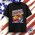 2025 Western Conference Champions Oklahoma City Thunder Mascot T Shirt