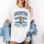 2026 Argentina Back 2 Back World Cup Champions Shirt
