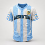 2026 Argentina Spirit 4 World Cup Champions Baseball Jersey