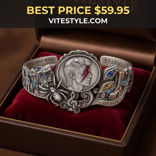 HOT David Bowie The Starman Eternal Legacy Cuff Bracelet