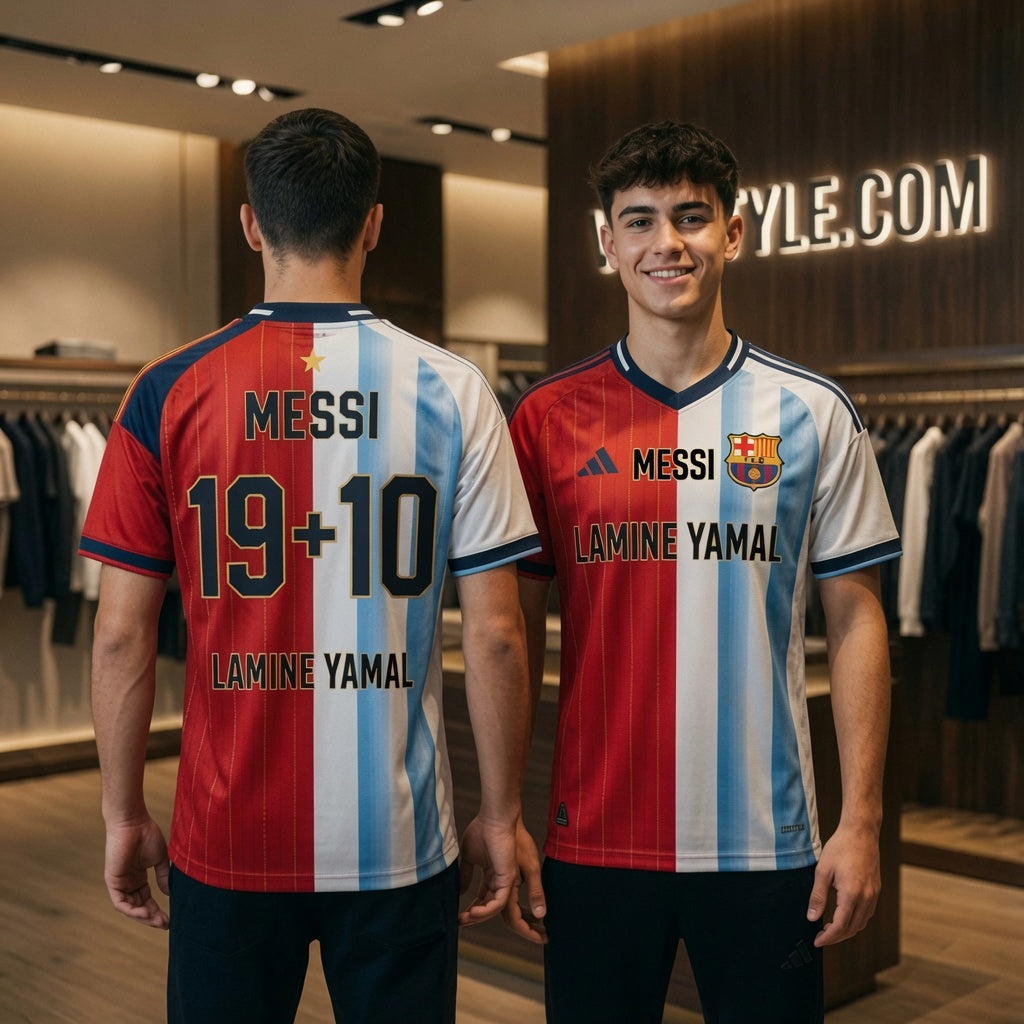 Lamine Yamal Messi Soccer Jersey