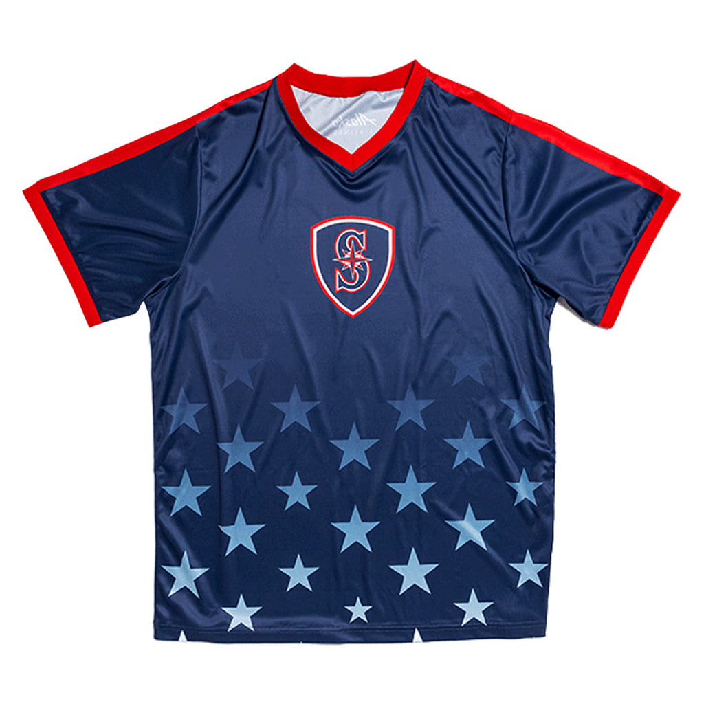 2026 Mariners Stars And Stripes Soccer Jersey Day Giveaway