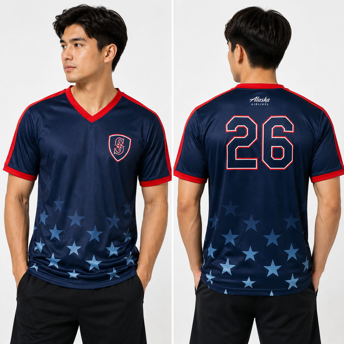 2026 Mariners Stars And Stripes Soccer Jersey Day Giveaway