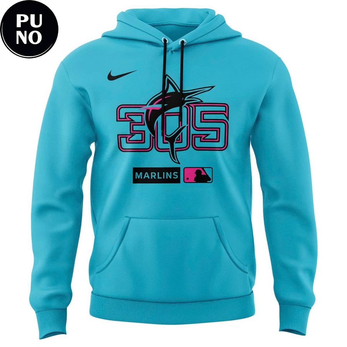 2026 Miami Marlins 305 City Hoodie T-Shirt
