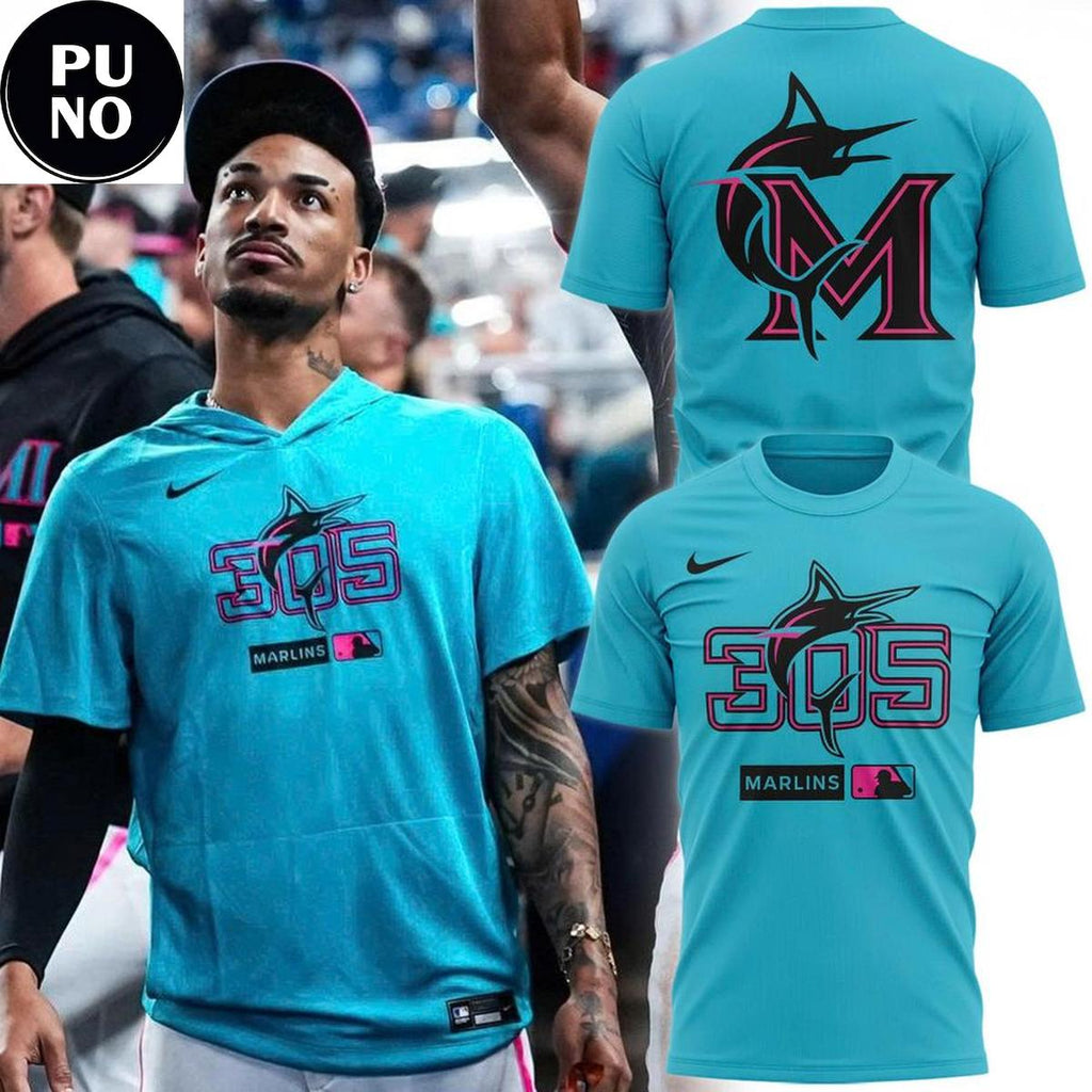 2026 Miami Marlins 305 City Hoodie T-Shirt