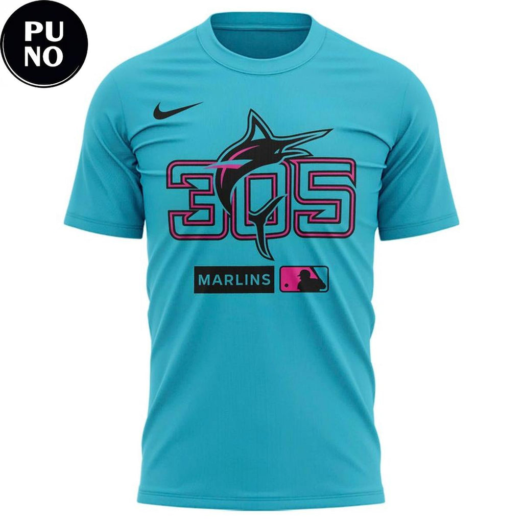 2026 Miami Marlins 305 City Hoodie T-Shirt