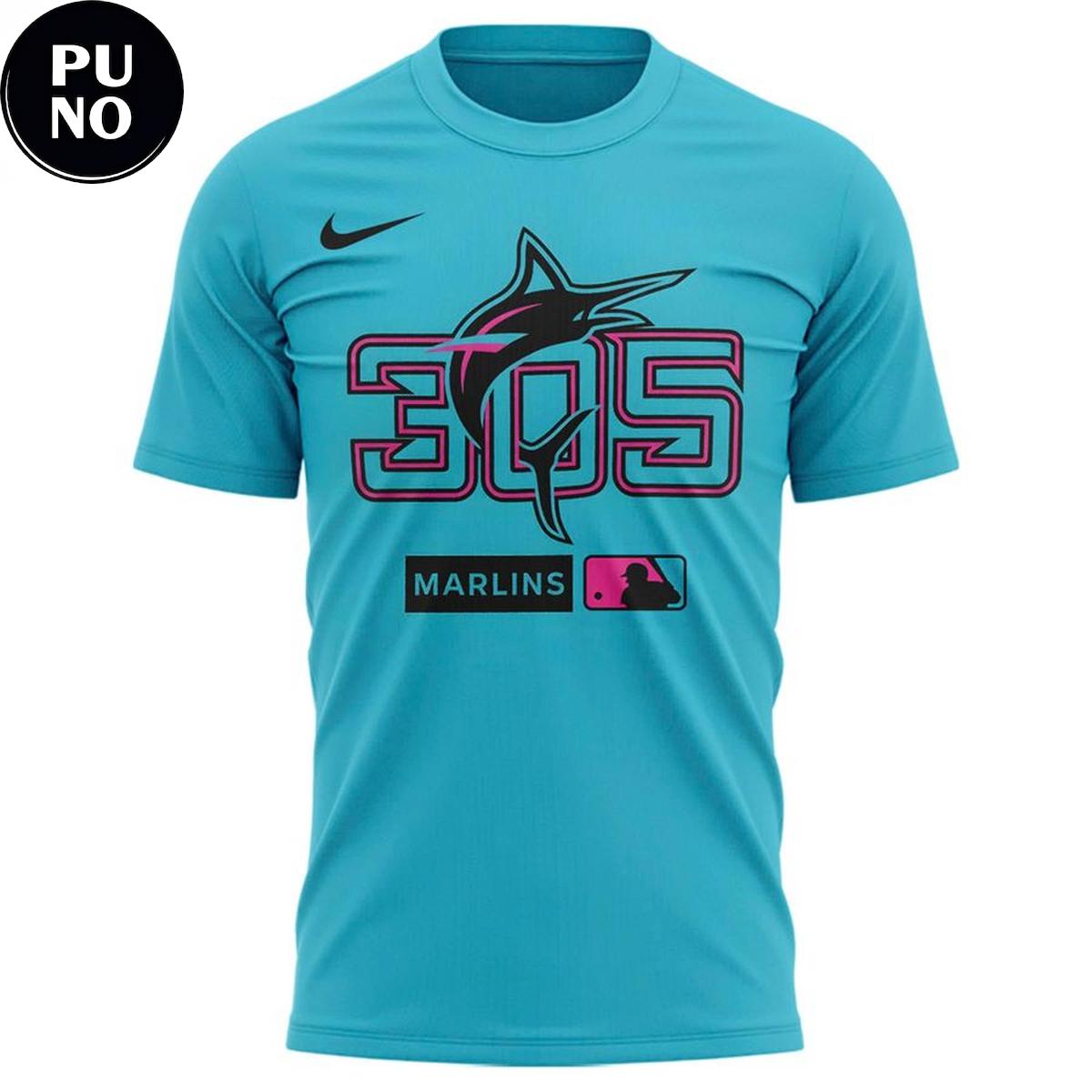 2026 Miami Marlins 305 City Hoodie T-Shirt