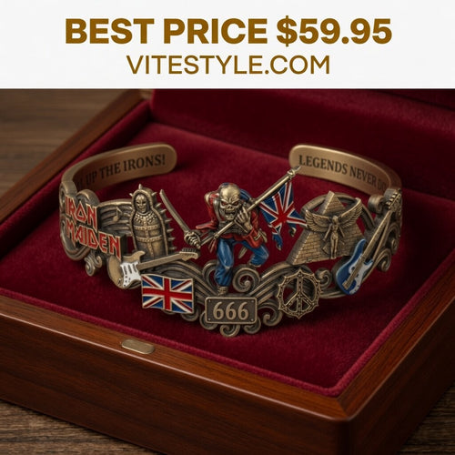 NEW Iron Maiden Tribute Cuff Bracelet