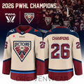 2026 PWHL Champion Victoire de Montréal Premium Hockey Jersey Alternate Version