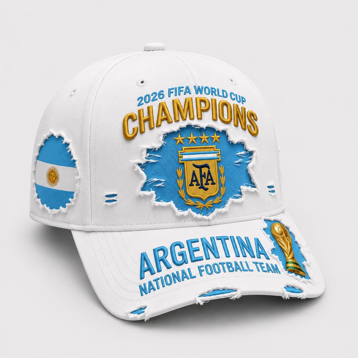 2026 World Cup Champions Argentina National Football Team Cap