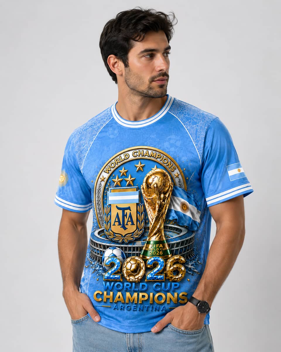 2026 World Cup Champions Argentina Shirt