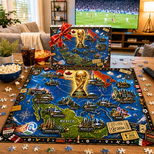 2026 World Cup Host Cities Journey Puzzle