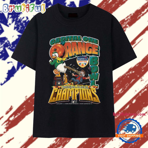 2026 Capital One Orange Bowl Oregon Ducks Champions Vintage T Shirt