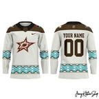 2026 Dallas Star Native American Heritage Hockey Jersey