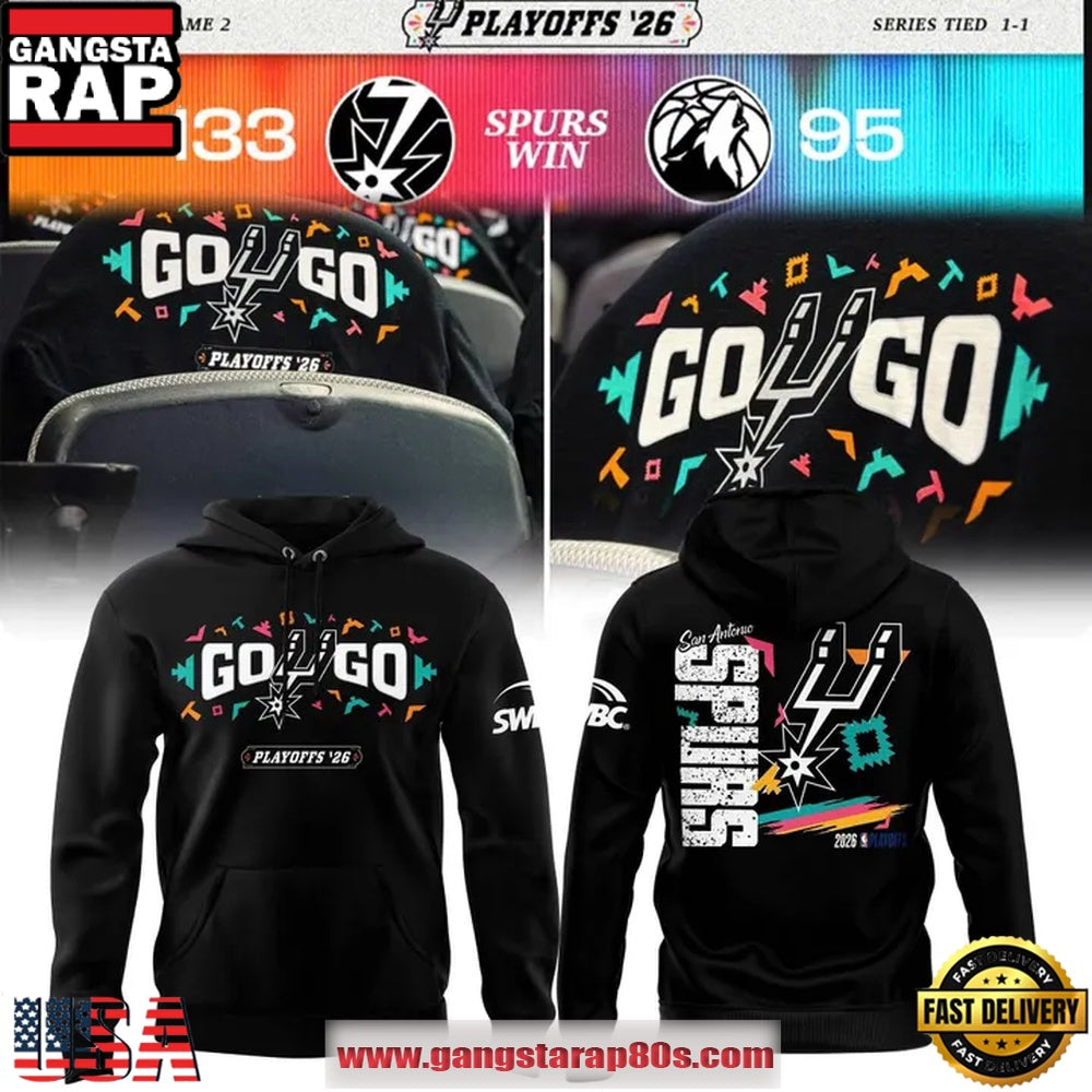 2026 Game 2 San Antonio Spurs Playoffs Hoodie