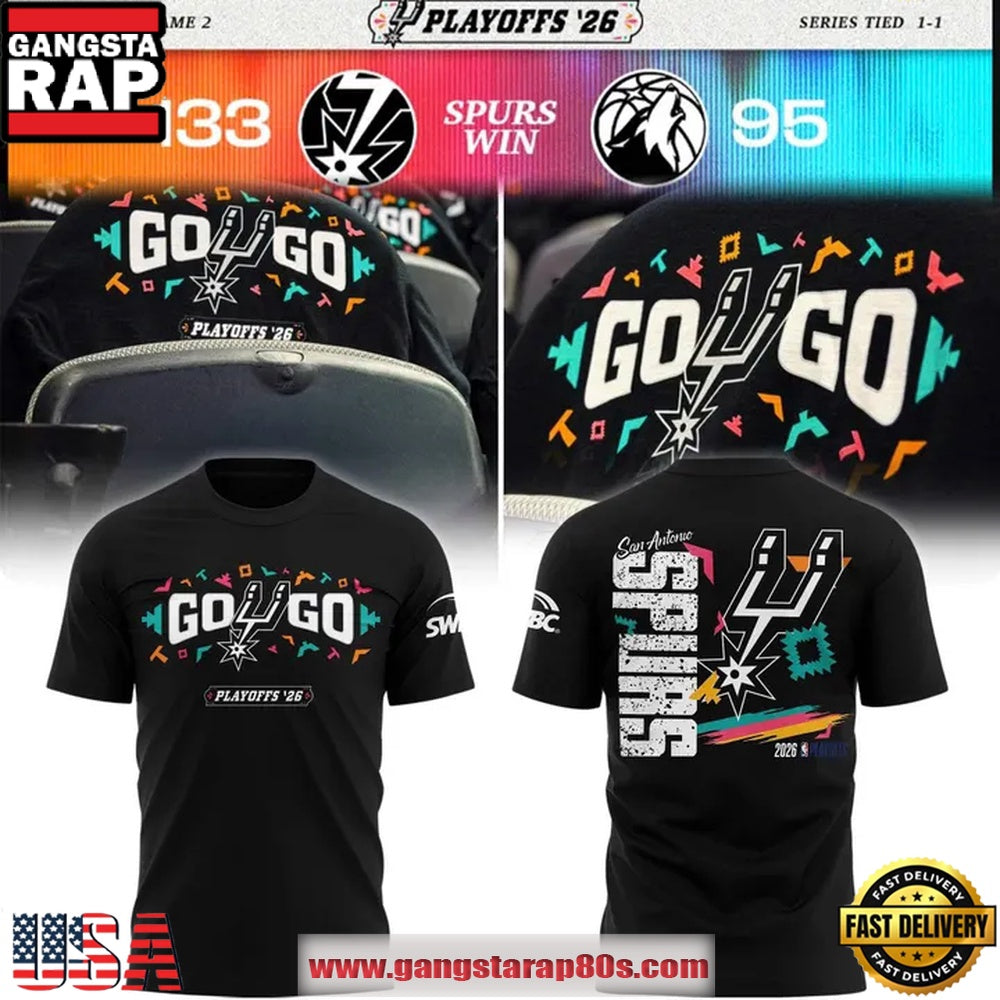 2026 Game 2 San Antonio Spurs Playoffs T-Shirt