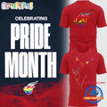 2026 Indiana Fever Pride Night Red T Shirt