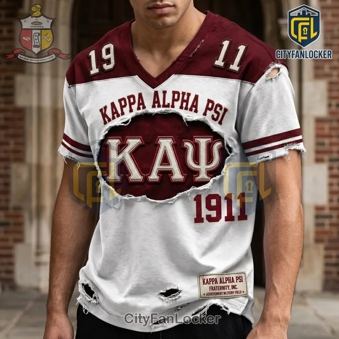 2026 Kappa Alpha Psi Fraternity Premium Distressed T-Shirt