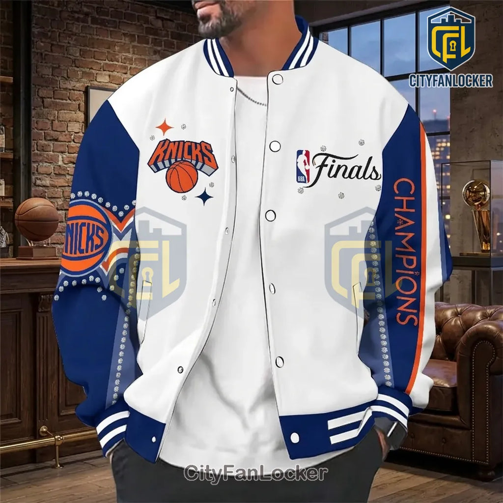 2026 NBA Finals Champions New York Knicks Baseball Jacket