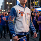 2026 NBA Finals Champions New York Knicks Baseball Jacket