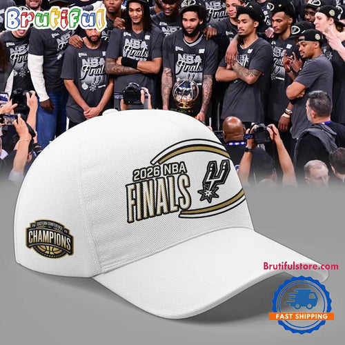 2026 NBA Western Conference Champions San Antonio Spurs Go Spurs Go Finals Bound Limited White Cap