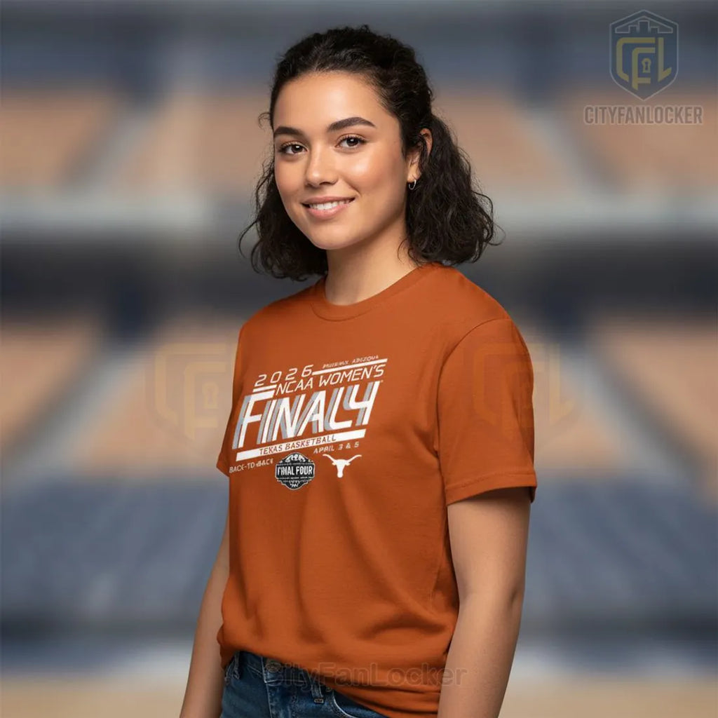 2026 NCAA Women’s Final Four Phoenix Texas Basketball Commemorative T-Shirt