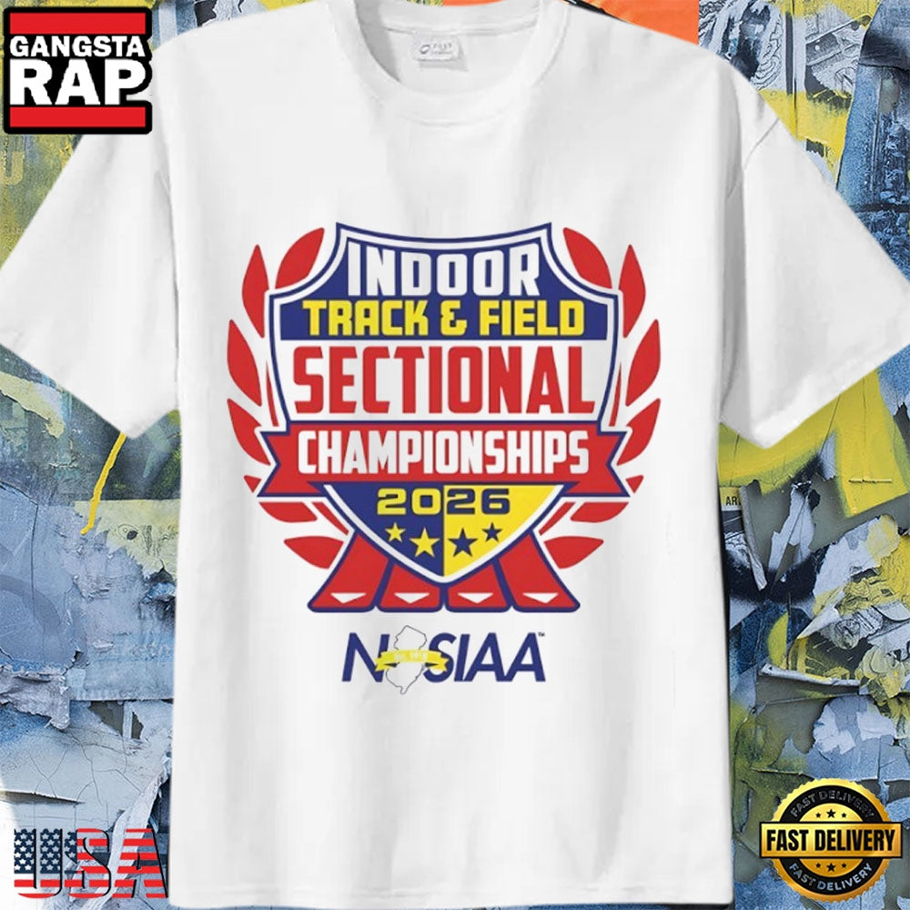 2026 NJSIAA Indoor Track & Field Sectional Championships Track Fan T-Shirt