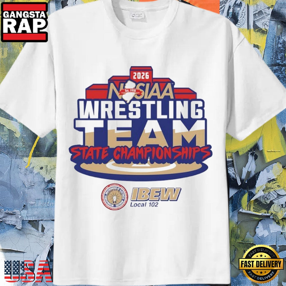 2026 NJSIAA Wrestling Team State Championships Champion Style T-Shirt