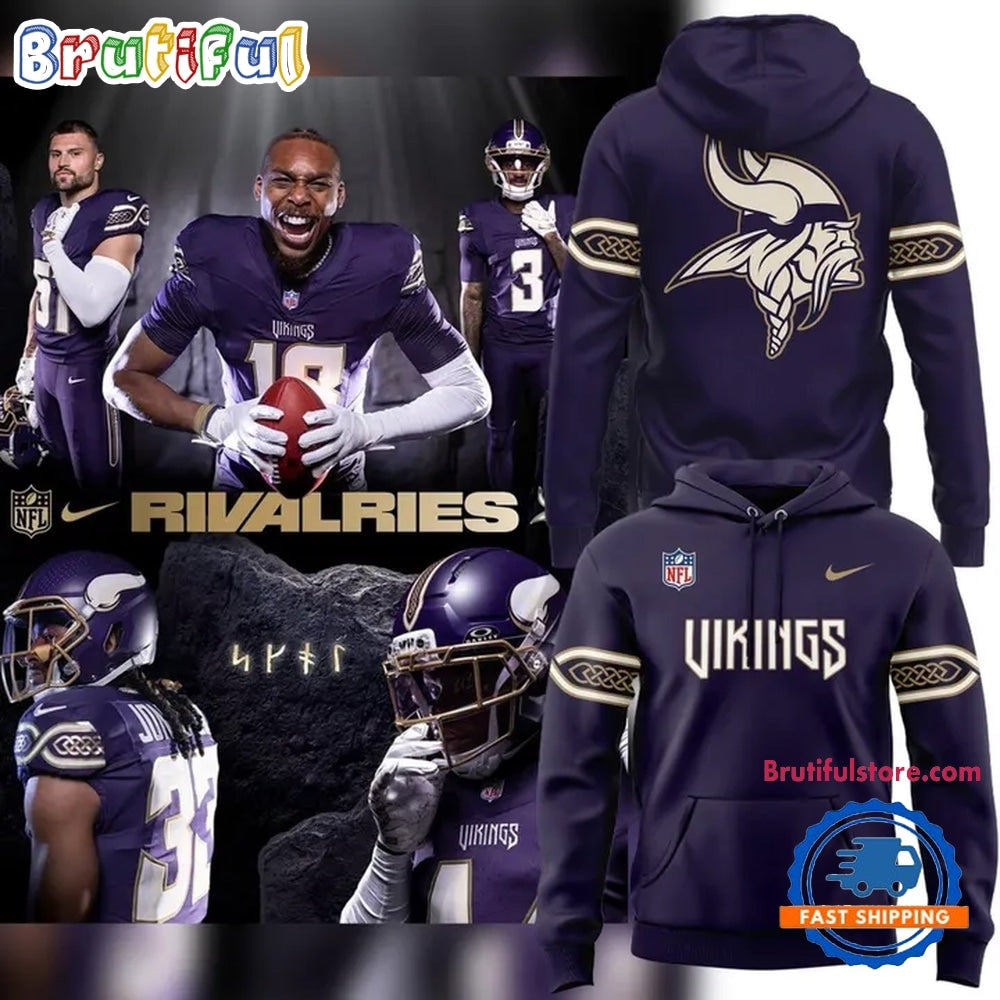 2026 Rivalries Uniforms Minnesota Vikings Hoodie T-Shirt