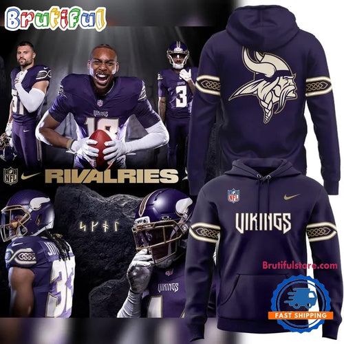 2026 Rivalries Uniforms Minnesota Vikings Hoodie T-Shirt