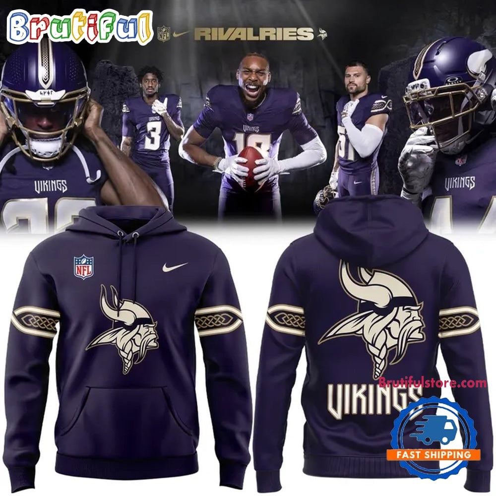 2026 Rivalries Uniforms Minnesota Vikings Limited Edition Hoodie Shirt