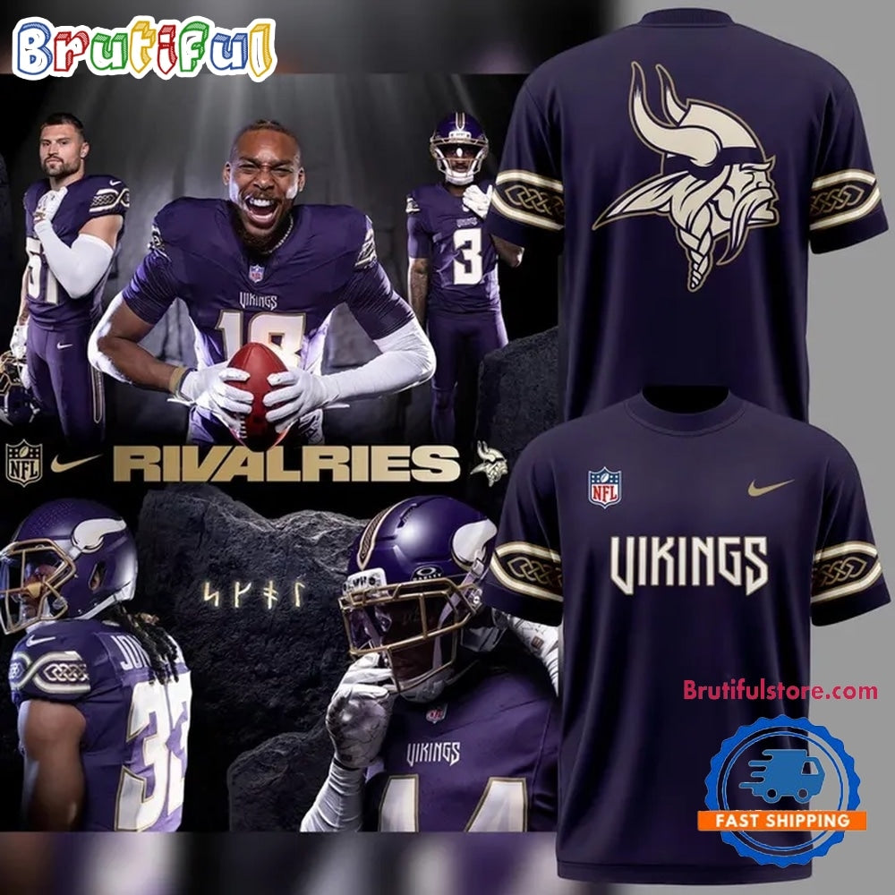 2026 Rivalries Uniforms Minnesota Vikings Hoodie T-Shirt