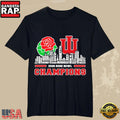2026 Rose Bowl Champion Indiana Hoosiers City Skyline with All Names T-Shirt