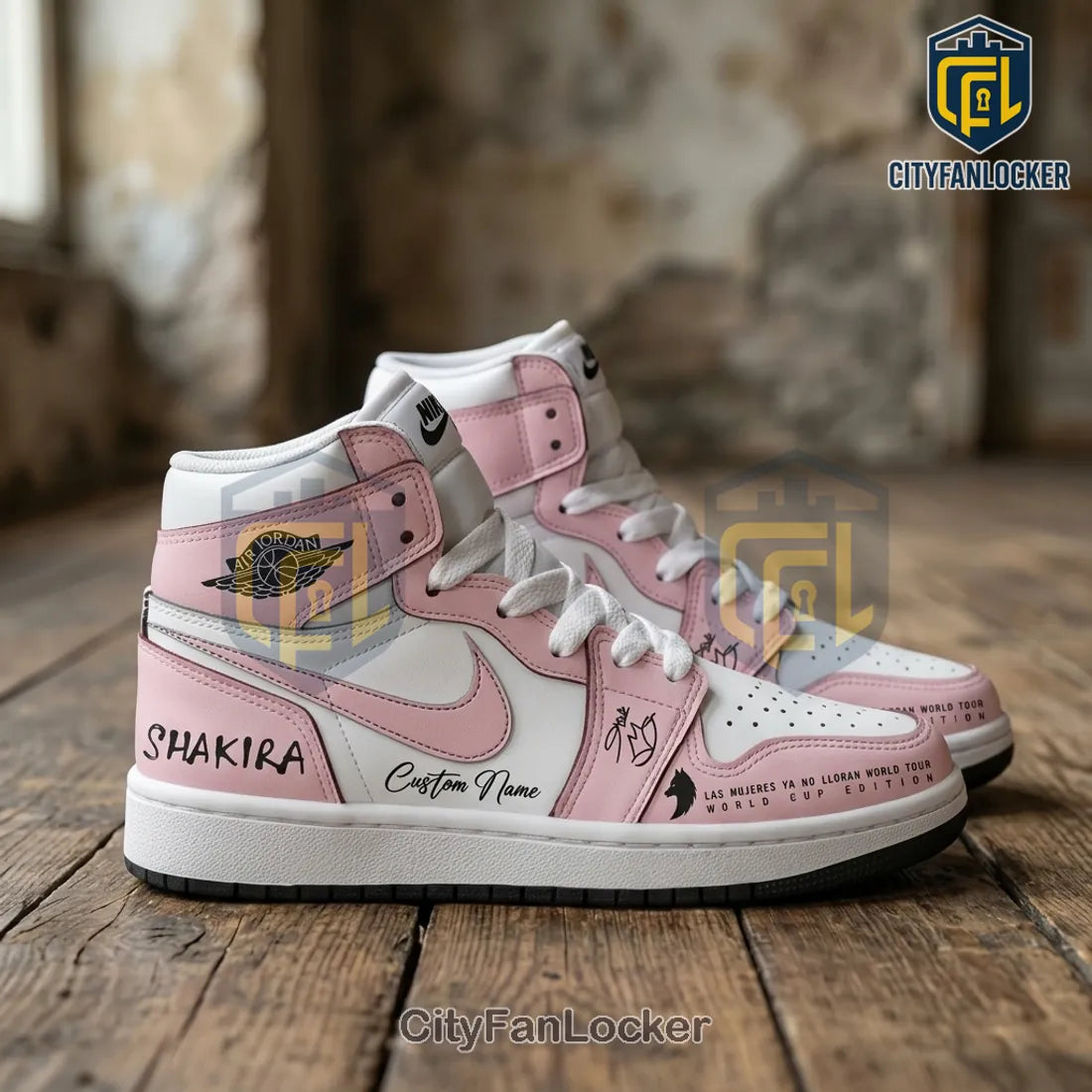 2026 Shakira Las Mujeres Ya No Lloran World Tour Air Jordan 1 Sneakers